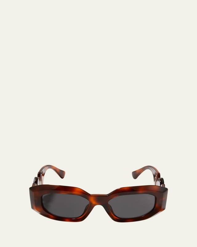 Medusa Oval Plastic Sunglasses